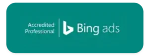 Bing Ads Accredited Professional badge