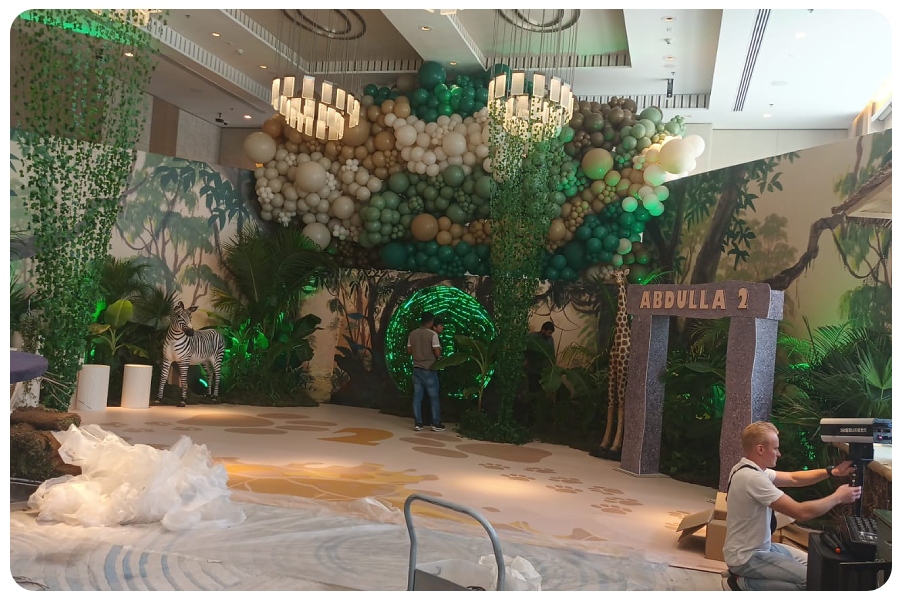 Exhibition stand project on the Zhiyan Advertising website